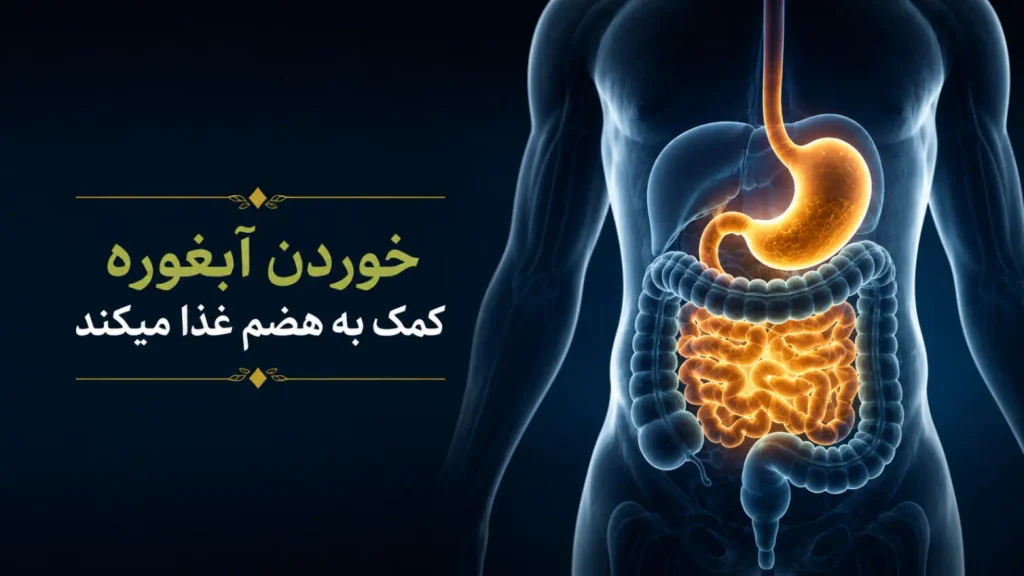 خوردن آبغوره به هضم غذا کمک میکند