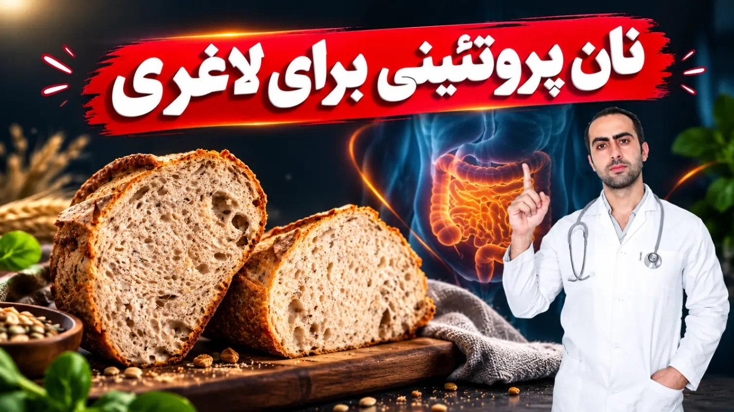 نان پروتئینی برای لاغری